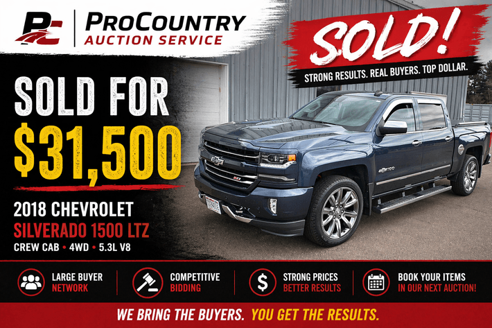 CHEVY TRUCK, ATVS, TOOLS, FURNITURE AND MORE - Mondovi, WI