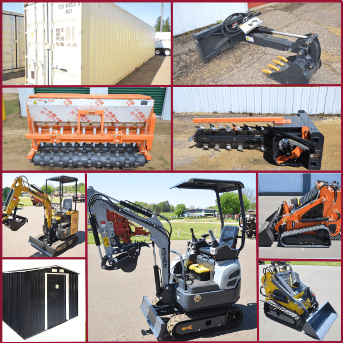 Image for EXCAVATORS, SKID STEERS, SHIPPING CONTAINERS, SKID STEER ATTACHMENTS - Mondovi, WI