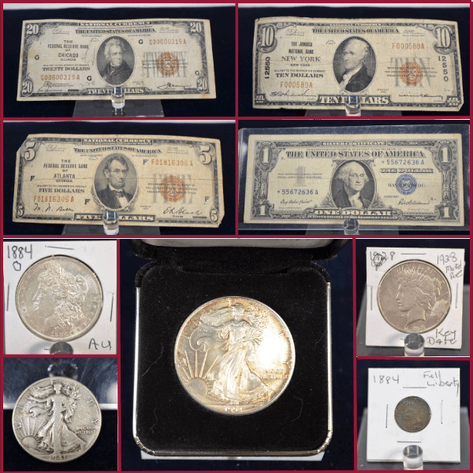 MORGAN DOLLARS, SILVER COINS & HISTORIC CURRENCY - Mondovi, WI