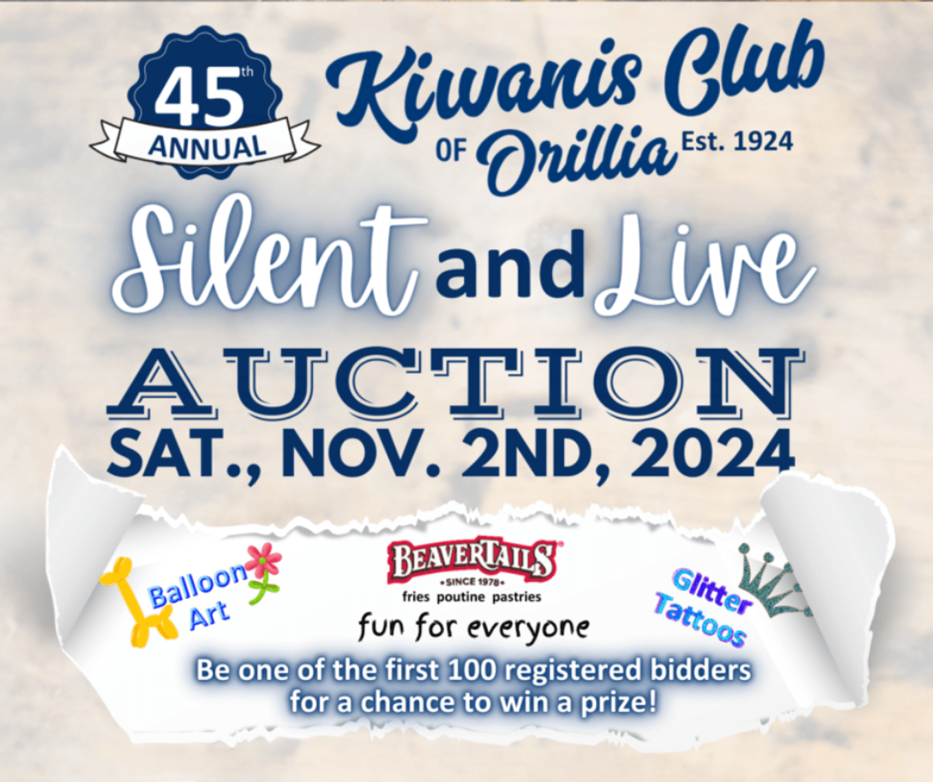 Image for Kiwanis Club of Orillia Live Auction