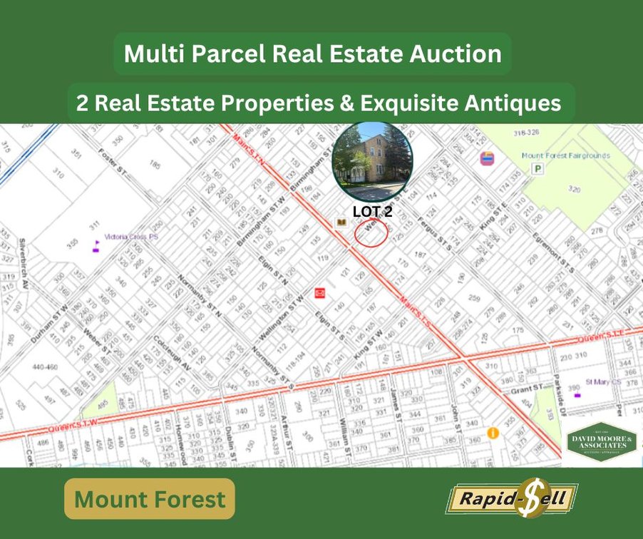 Image for UNRESERVED - Multi Parcel Real Estate Auction - Mount Forest