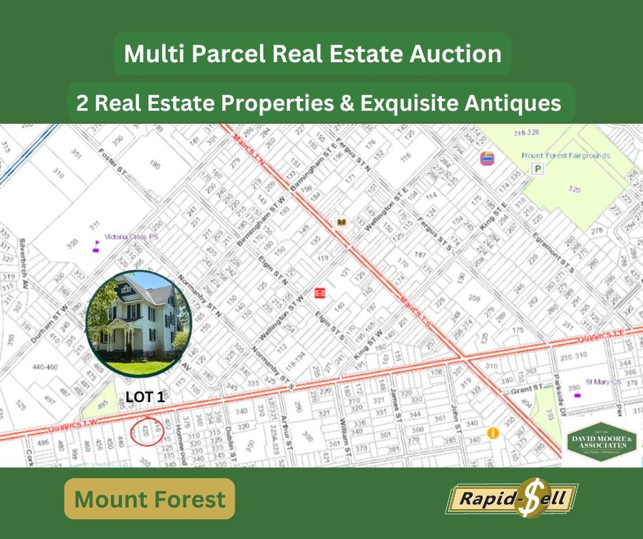 Image for UNRESERVED - Multi Parcel Real Estate Auction - Mount Forest