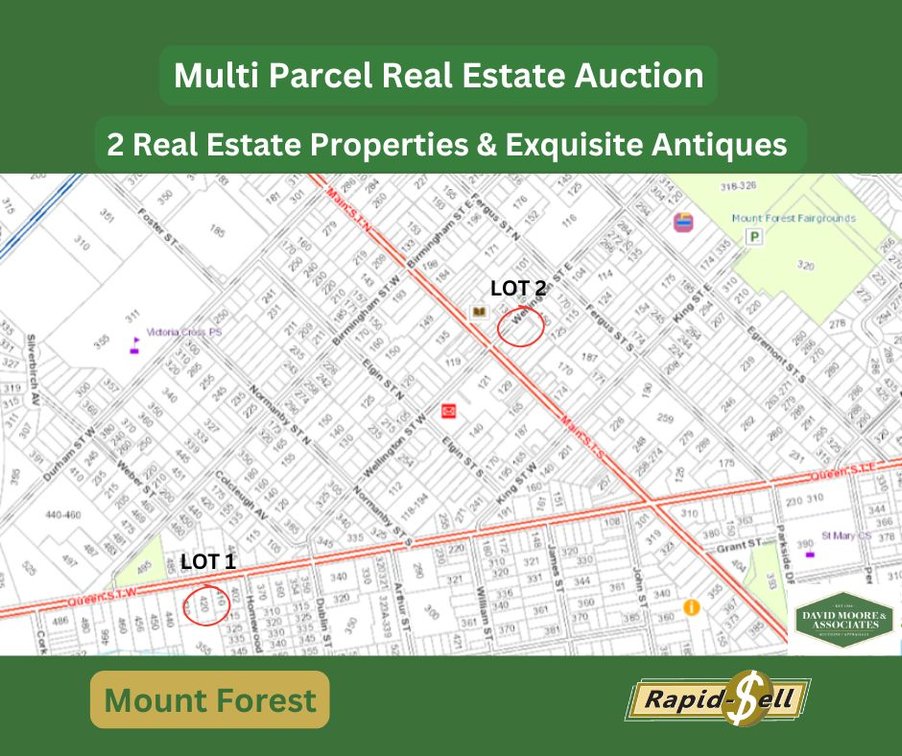Image for UNRESERVED - Multi Parcel Real Estate Auction - Mount Forest