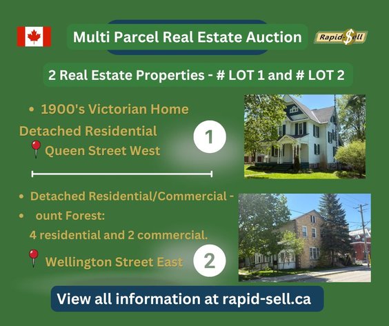Image for Multi Parcel Real Estate Auction - Mount Forest