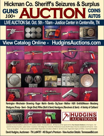 Image for Hickman County Sheriff's Department - Seizures & Surplus