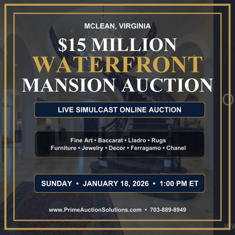 Image for $15 Million McLean Mansion on the Potomac | Online Estate Auction