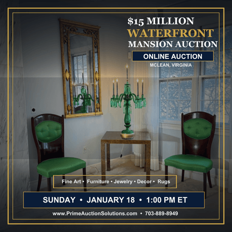 Image for $15 Million McLean Mansion on the Potomac | Online Estate Auction