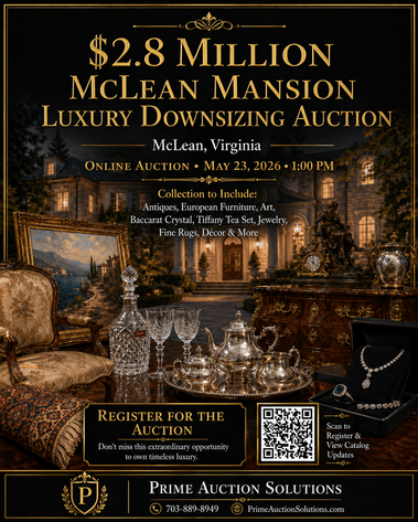 Image for $2.8 Million McLean Mansion Luxury Downsizing Auction