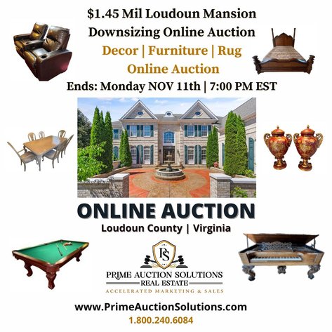 Image for Loudoun $1.45 Mil Mansion Downsizing Online Auction