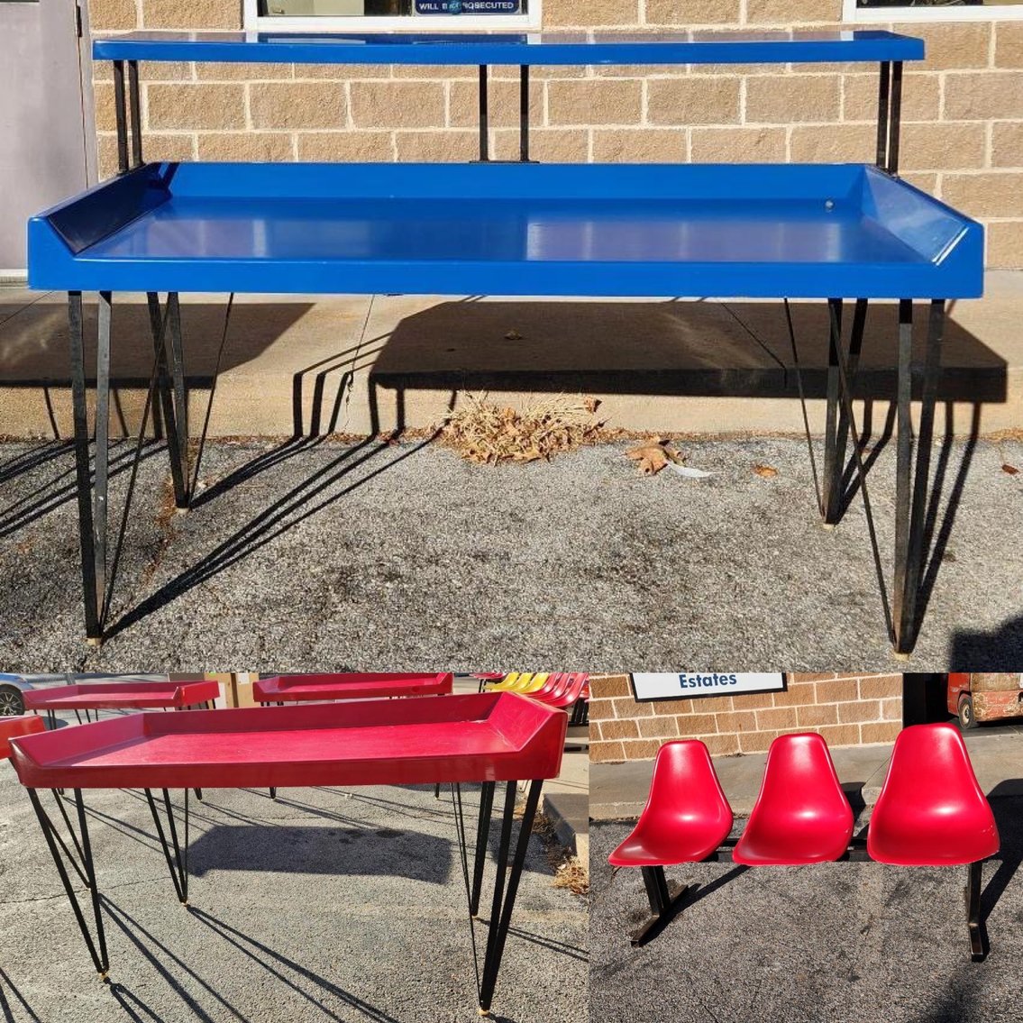 Image for Work Tables, Break Room Furniture, Laundromat Folding Tables, Seating, Commercial Washers