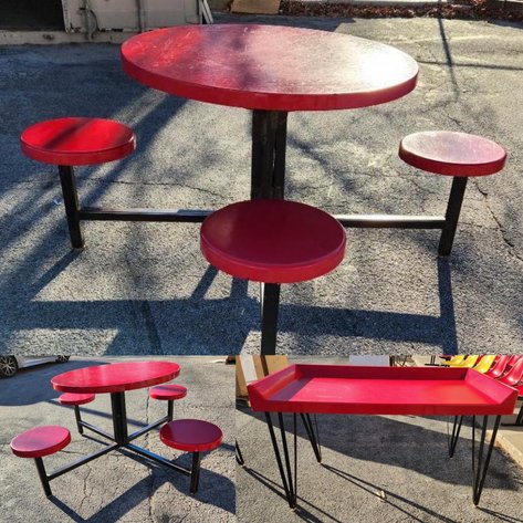 Image for Work Tables, Break Room Furniture, Laundromat Folding Tables, Seating, Commercial Washers