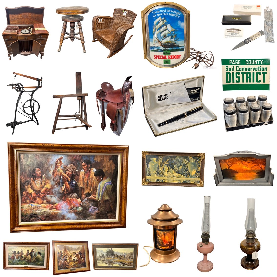 Image for Short-Notice Antiques, Tools, Household, Art & Advertising Auction
