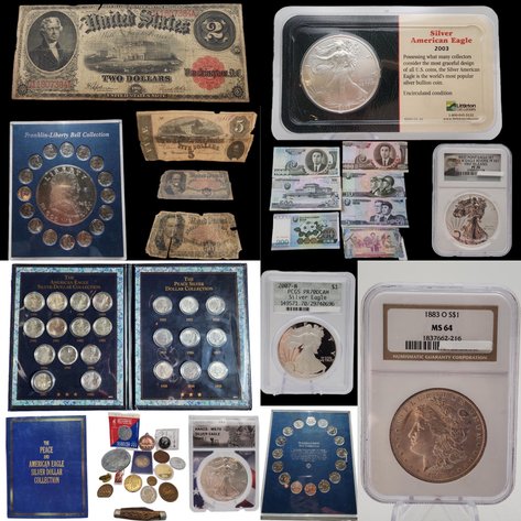 Image for Coin Collector Coin & Currency Timed Auction