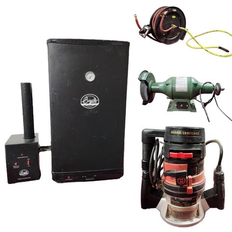 Image for Mondern & Vintage Tools, Antiques - Omaha, Nebr. Grizzy Tools, Woodworking Tools, Antique Tools, Early Americana Tradesman's Antiques, Tools, Etc, Some Vintage Toys, Antiques, BBQ Smoker and More