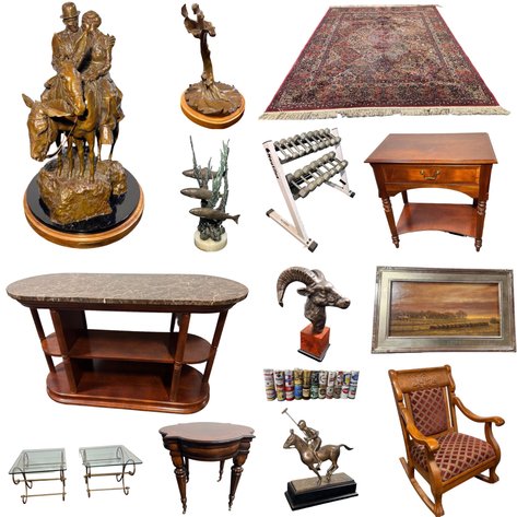 Image for Bronze Sculptures, Art, Furniture, Decoratives Estate Auction