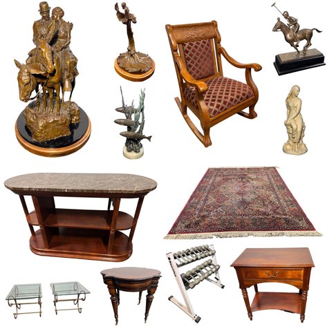 Image for Bronze Sculptures, Art, Furniture, Decoratives Estate Auction