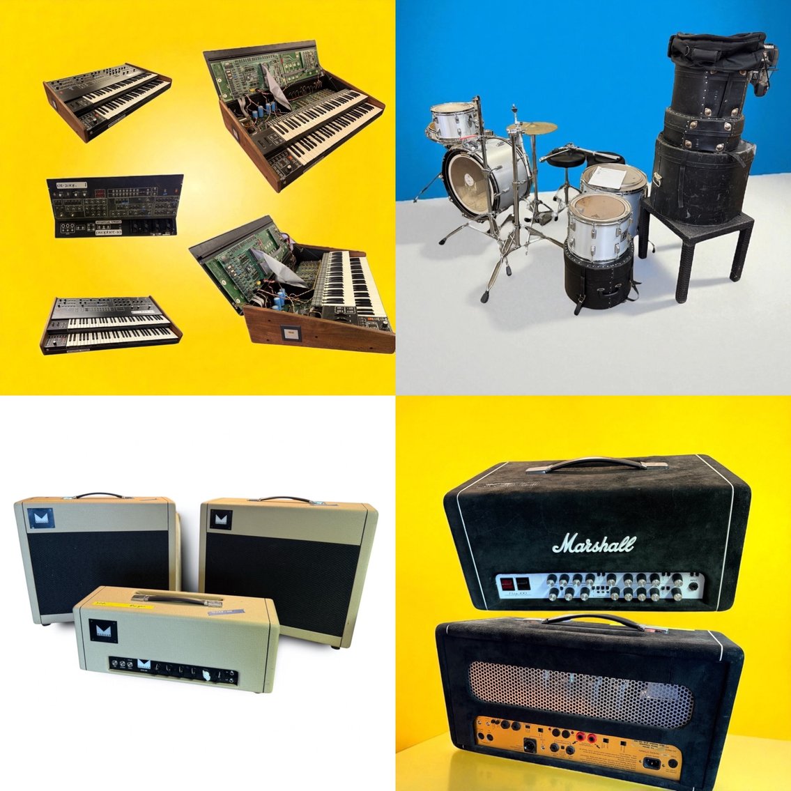 Image for Rare Professional Guitar Amps, Tools, Road Cases, Instruments