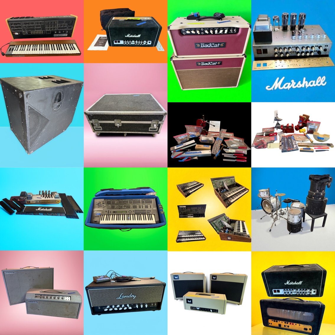Image for Rare Professional Guitar Amps, Tools, Road Cases, Instruments