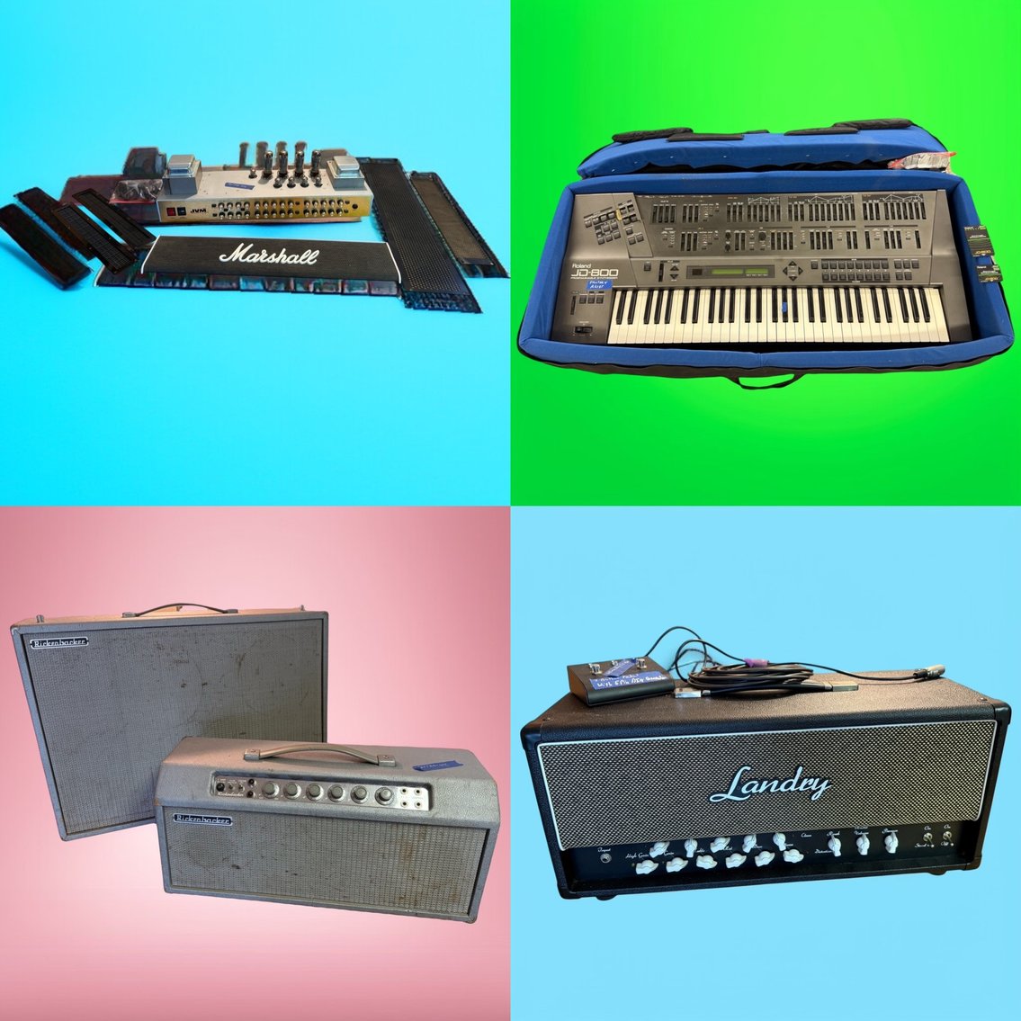 Image for Rare Professional Guitar Amps, Tools, Road Cases, Instruments