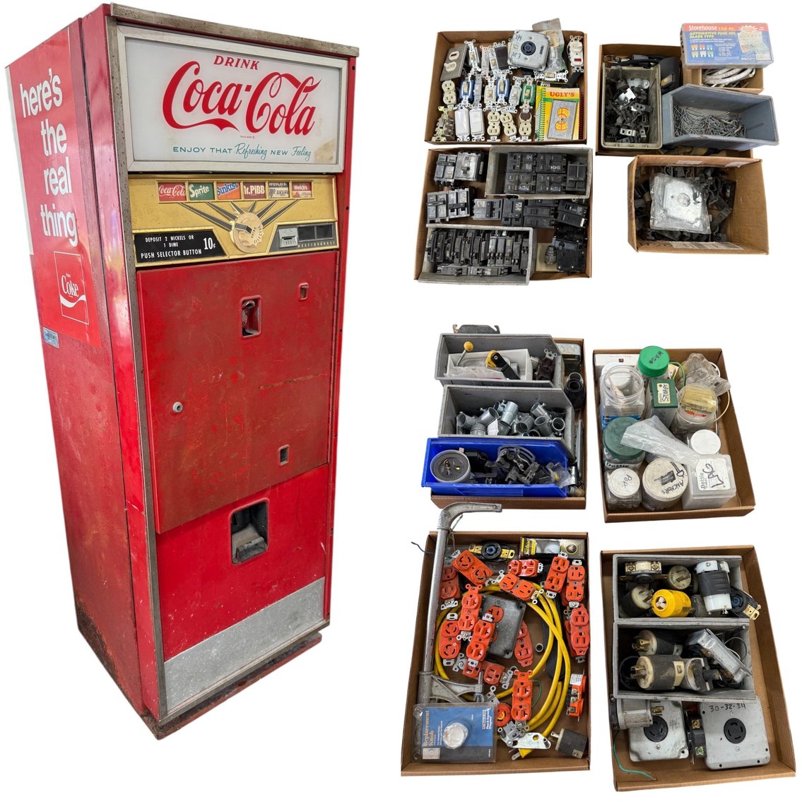 Image for Commercial Electrical Supplies, Tools & Coca-Cola Vending Machine