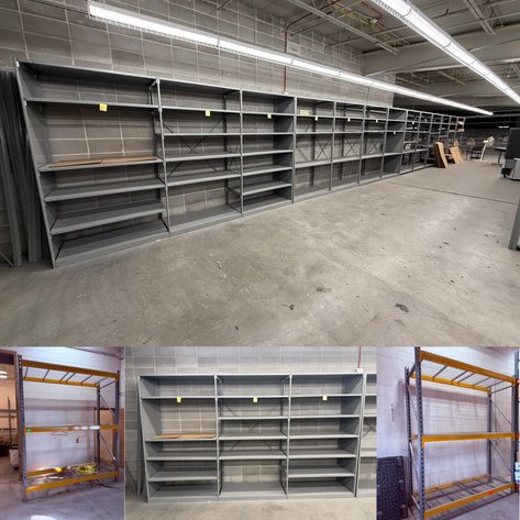 Image for Commercial Shelving and Pallet Rack Shelving, Roller Conveyors & Cabinet Timed-Auction