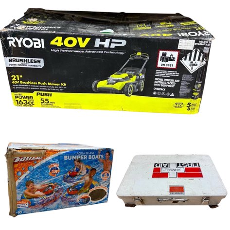 Image for New Ryobi Cordless Mower, New Tools, Tactical, Toys, Clothing, Household & More #19