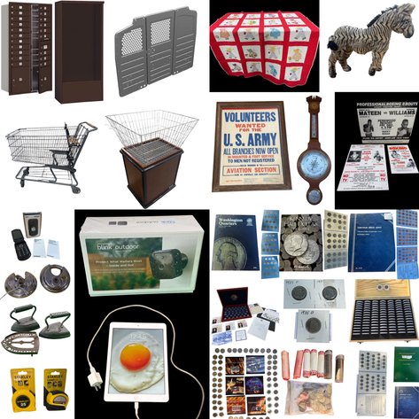 Image for Coin Collection, 20-Unit Mailboxes, Antiques, Tools, Ammo, Tactical & Household Weekly Auction