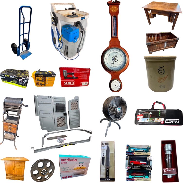 Image for Warehouse Liquidation Auction 23 - Loads of New Products, Furniture, Military, Tactical, Household, Tools, Antiques & More