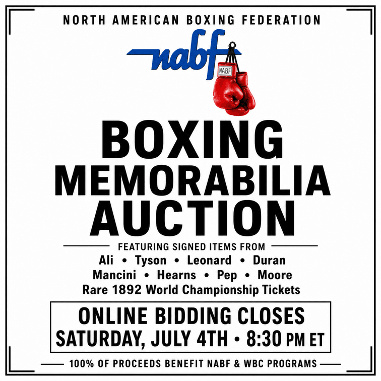 Image for NABF Boxing Memorabilia Benefit Online-Auction