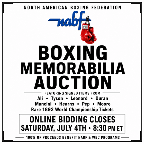 Image for NABF Boxing Memorabilia Benefit Online-Auction