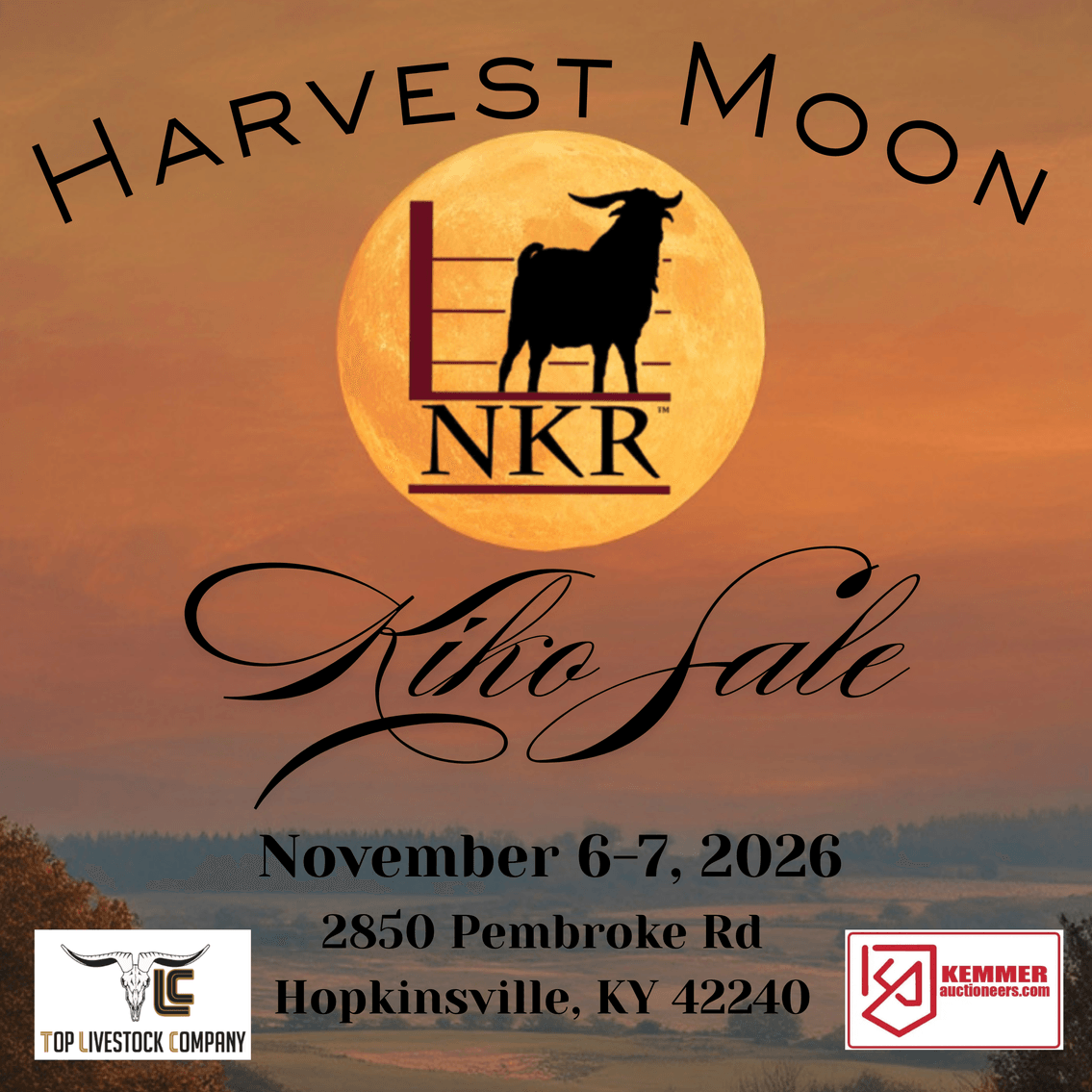 Image for 2026 | NKR Harvest Moon Sale