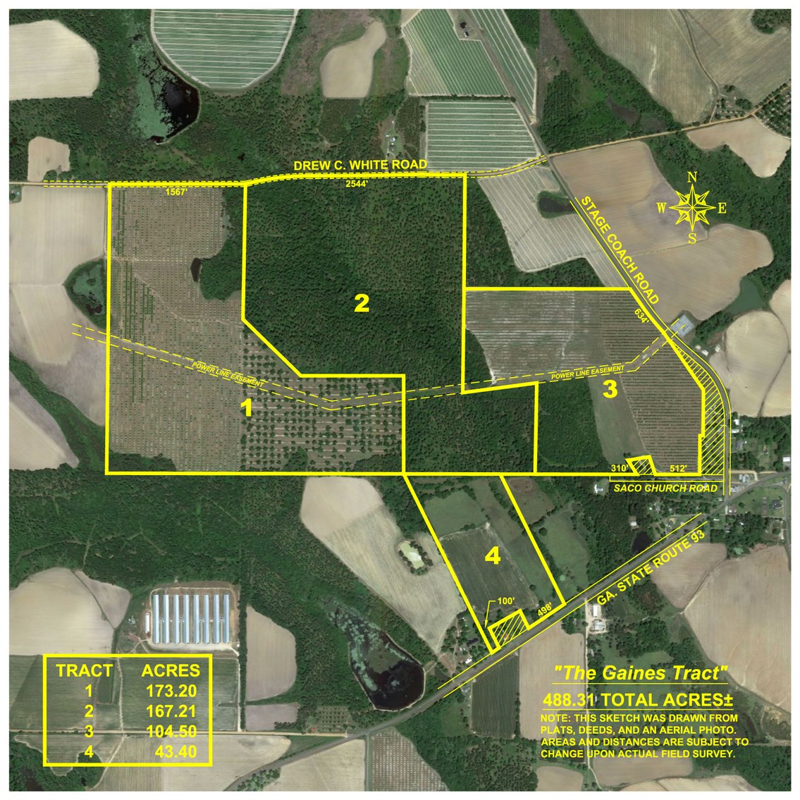 Image for 488+/- Acres - The Gaines Tract - Weybrenee Farms