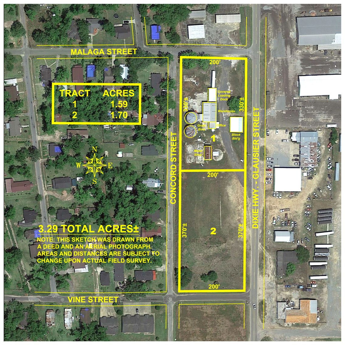 Image for Commercial Investment Opportunity - 3.29+/- Acres - Warehouse, Grain Storage & Shop