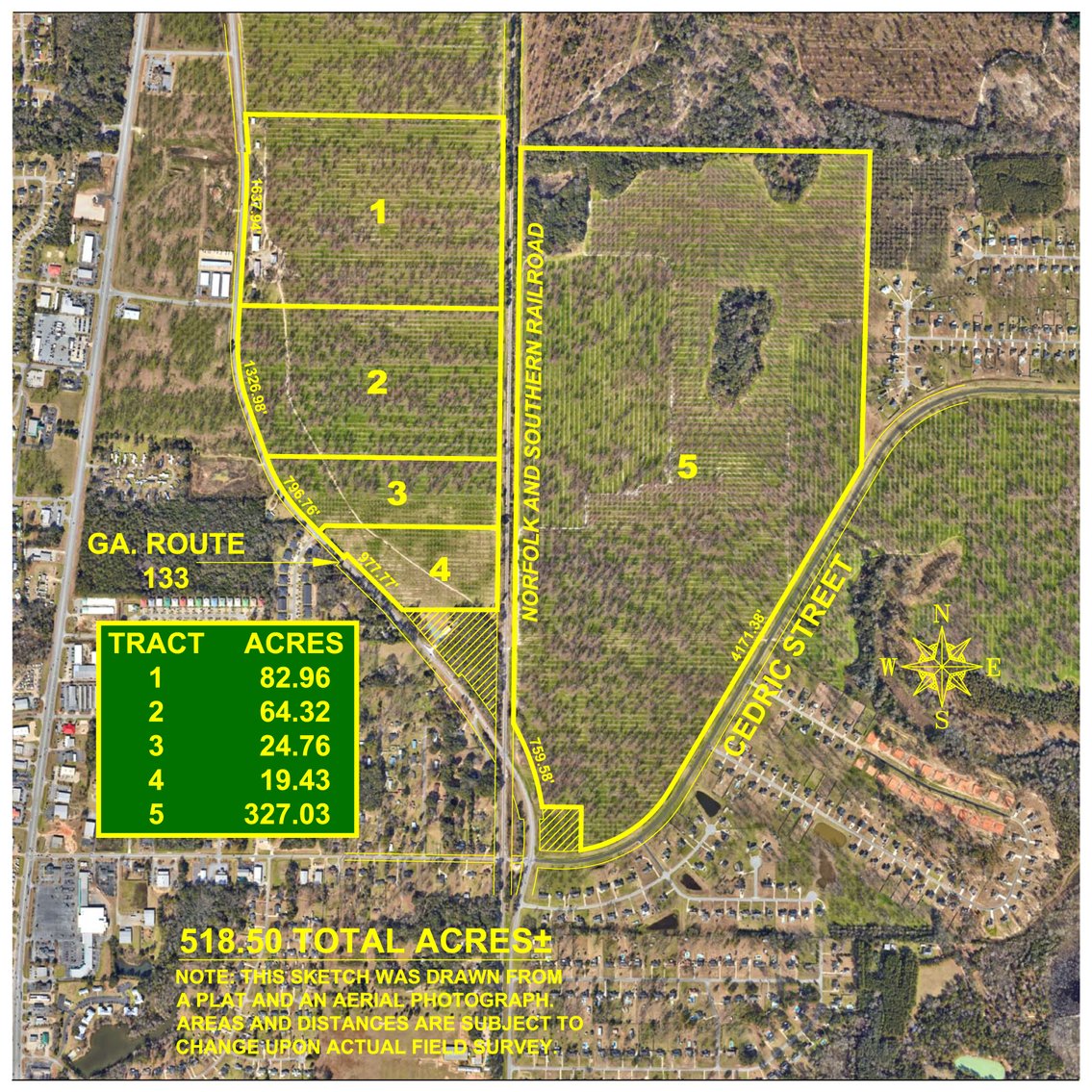 Image for 518+/- Acres - LKC Groves - Turn-Key Pecan Operation - Prime Development Potential - Offered Divided & As A Whole