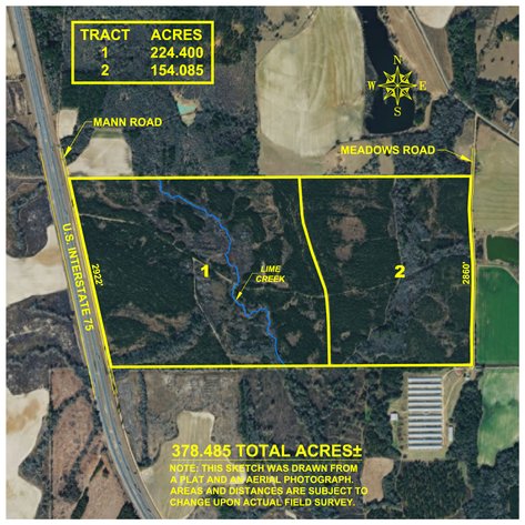 Image for 378 +/- Acres - The Lime Creek Place - (2) Prime Crisp County Recreational Tracts - Offered Divided & As a Whole