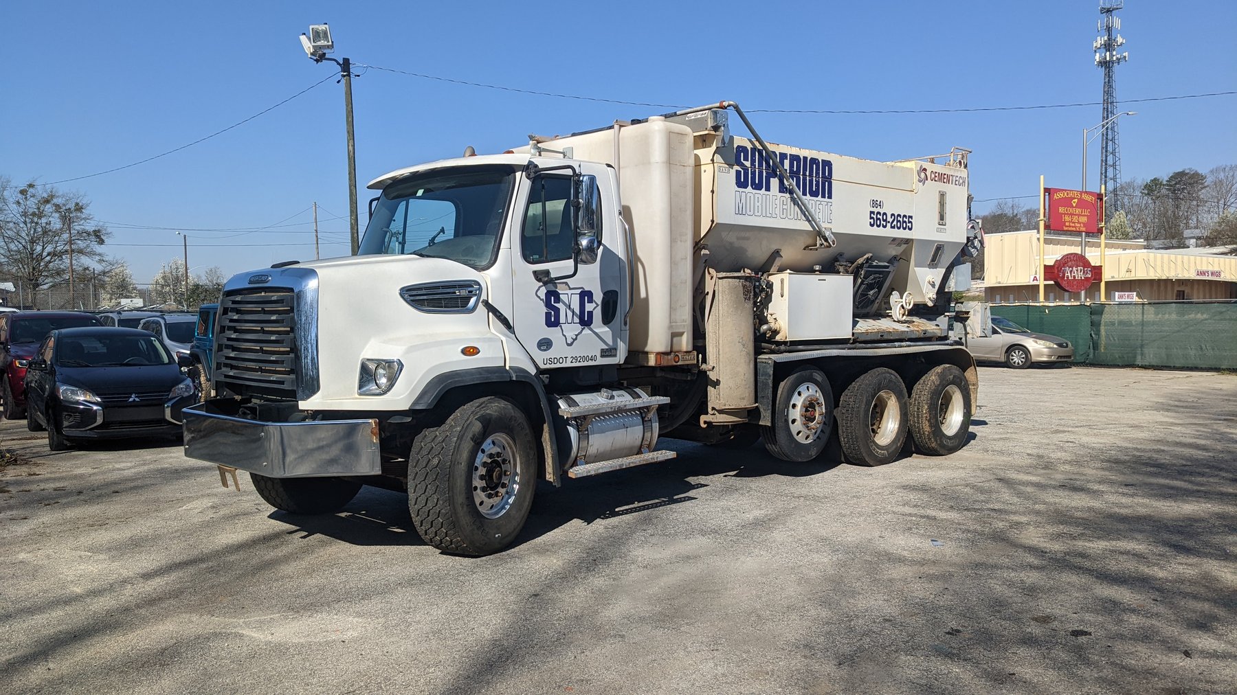 Image for Spartanburg, SC: Volumetric Concrete Mixer on Freightliner Severe Duty Truck in Online Auction