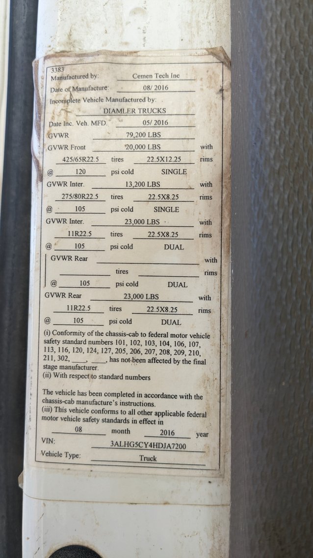 Image for Spartanburg, SC: Volumetric Concrete Mixer on Freightliner Severe Duty Truck in Online Auction