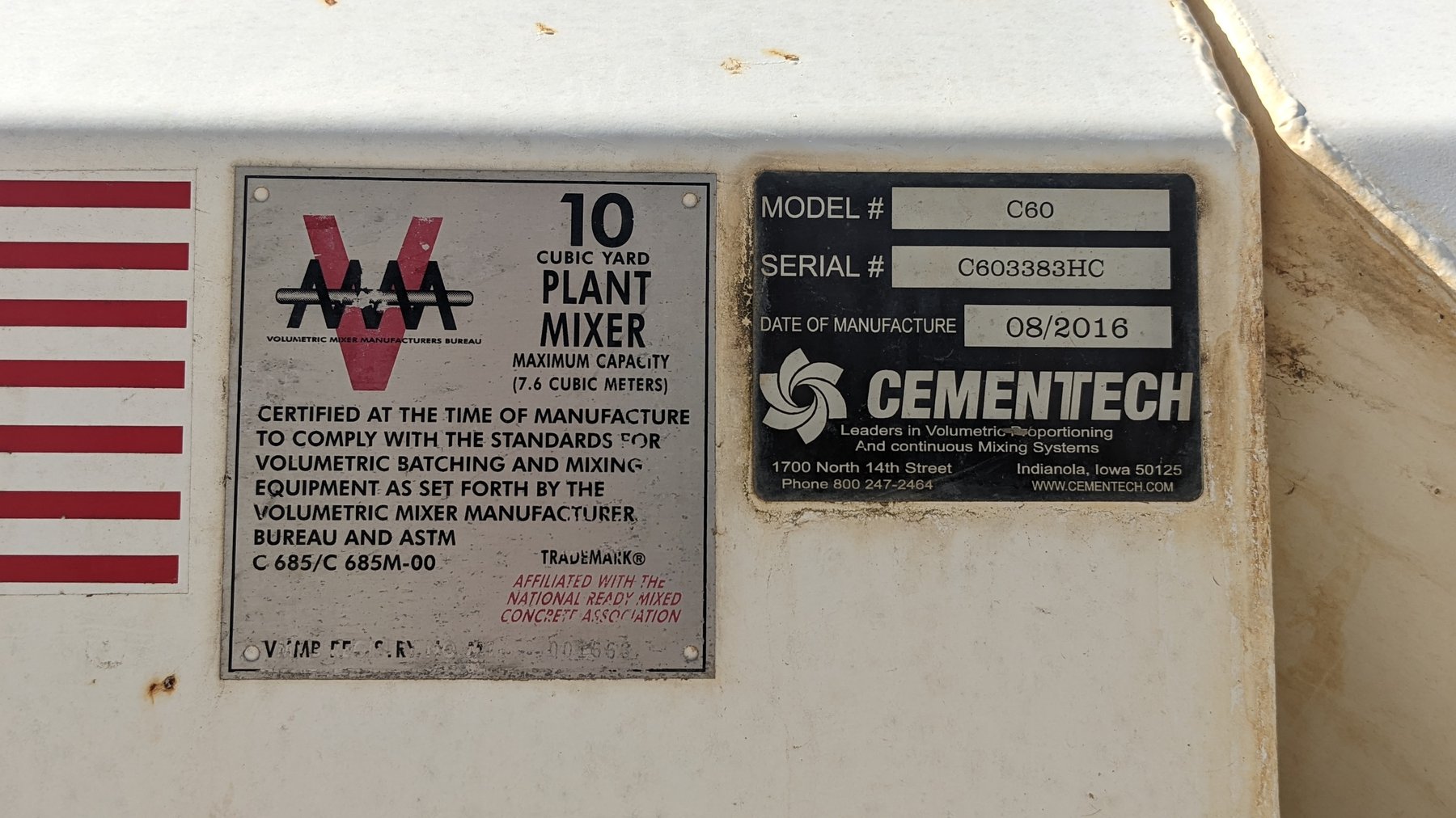 Image for Spartanburg, SC: Volumetric Concrete Mixer on Freightliner Severe Duty Truck in Online Auction