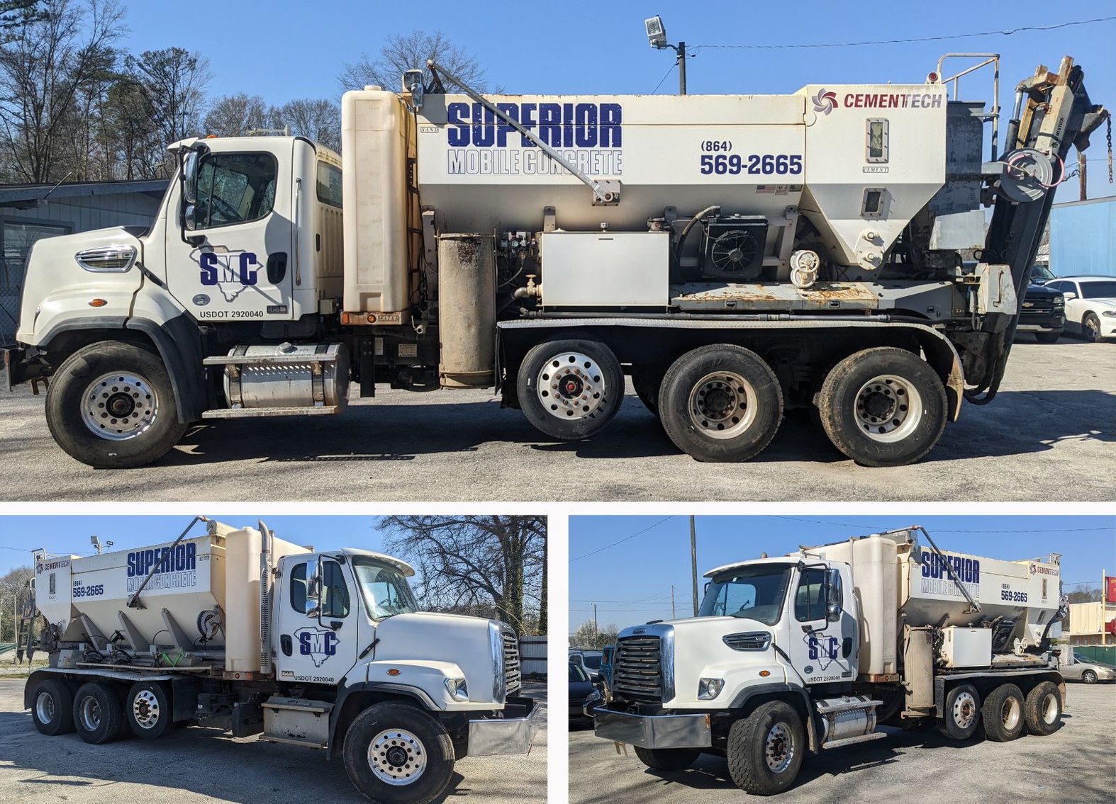 Image for Spartanburg, SC: Volumetric Concrete Mixer on Freightliner Severe Duty Truck in Online Auction