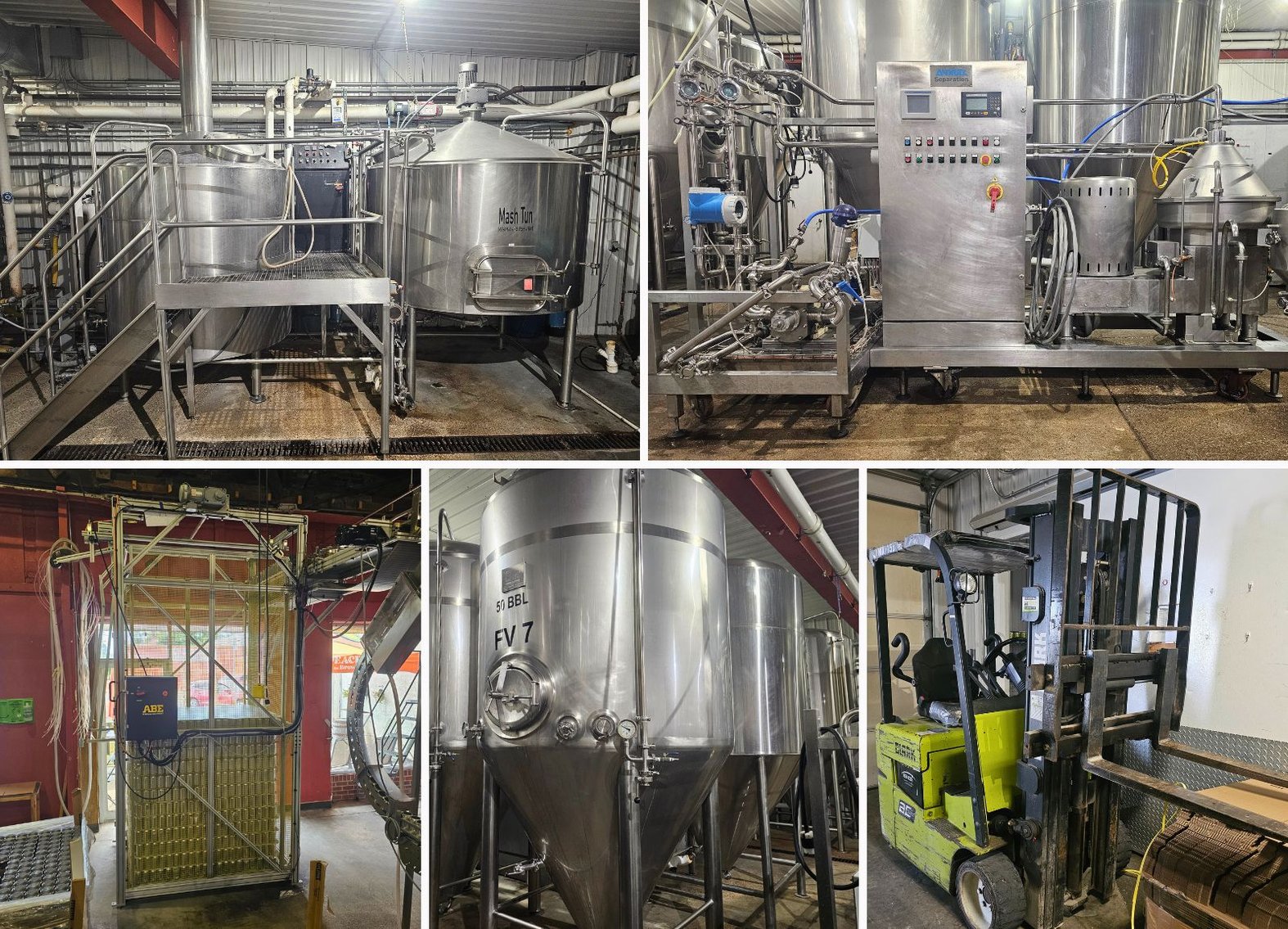 Image for Knoxville, IA: 20 BBL Brewhouse, 2021 ABE Can Filler & Complete Liquidation of Peace Tree Brewery Equipment