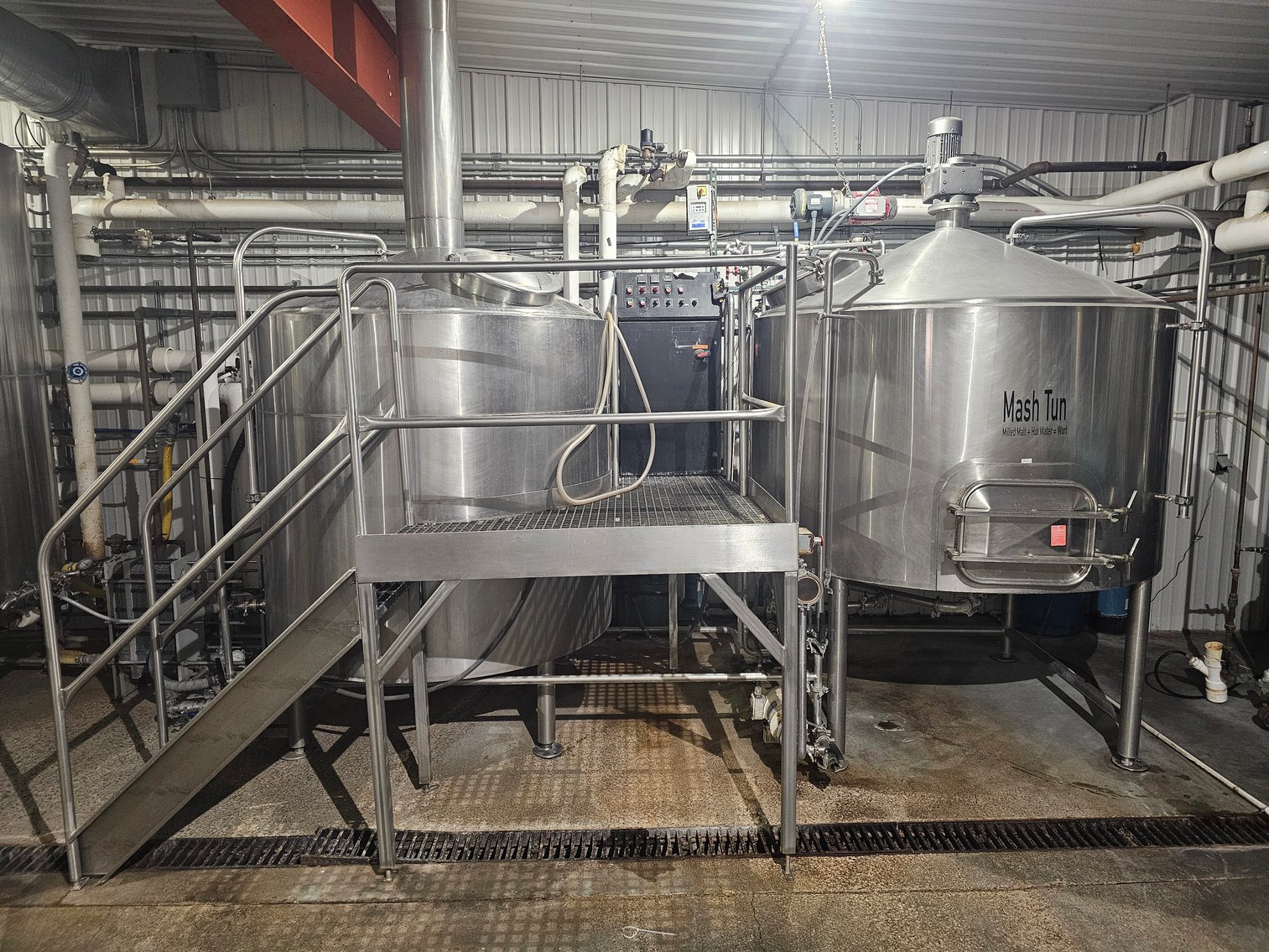 Image for Knoxville, IA: 20 BBL Brewhouse, 2021 ABE Can Filler & Complete Liquidation of Peace Tree Brewery Equipment