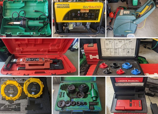 Image for Buford, GA: Surveying, Welding, Electrical, Plumbing, and General Contracting Tools & Equipment