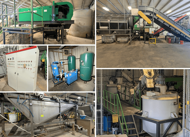 Image for Waxhaw (Charlotte), NC: Plastic Recycling Plant Equipment - Belt Conveyors, Separators, Cleaning Systems & More