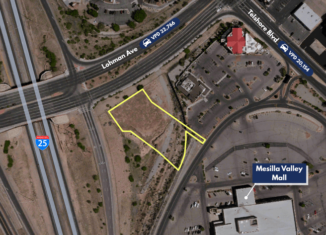 Image for Las Cruces, NM: 1.2± Acre Retail Development Site at 550 S Telshor Blvd. (Dona Ana County)