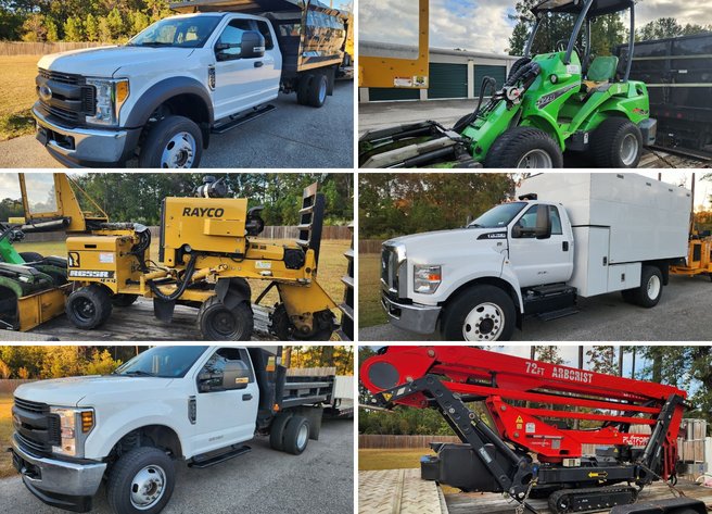 Image for Charleston, SC: Tree Service Trucks, Trailers & Equipment