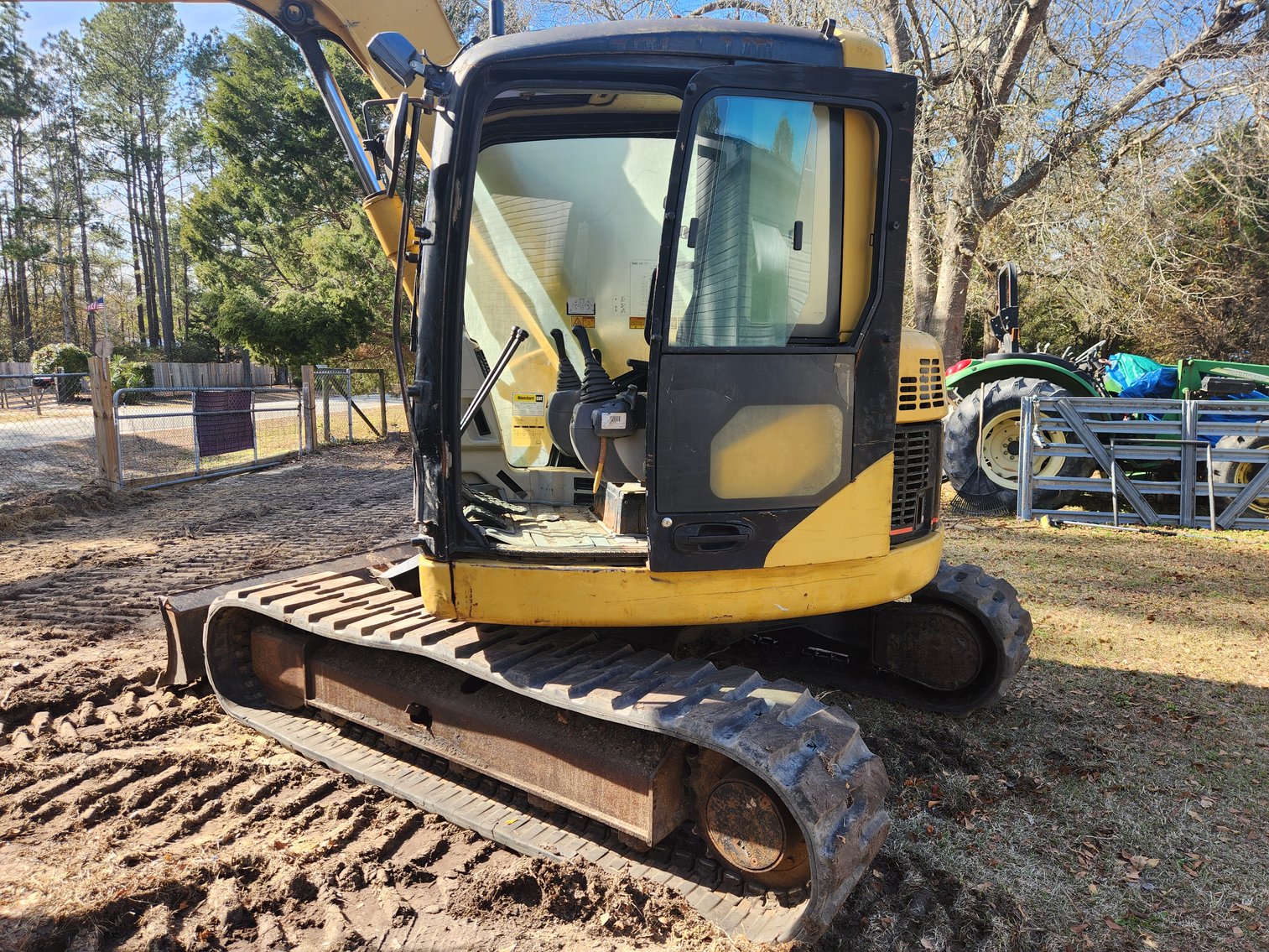 Image for North Charleston, SC: CAT 308C CR Excavator & Ford F-750 Chipper Truck