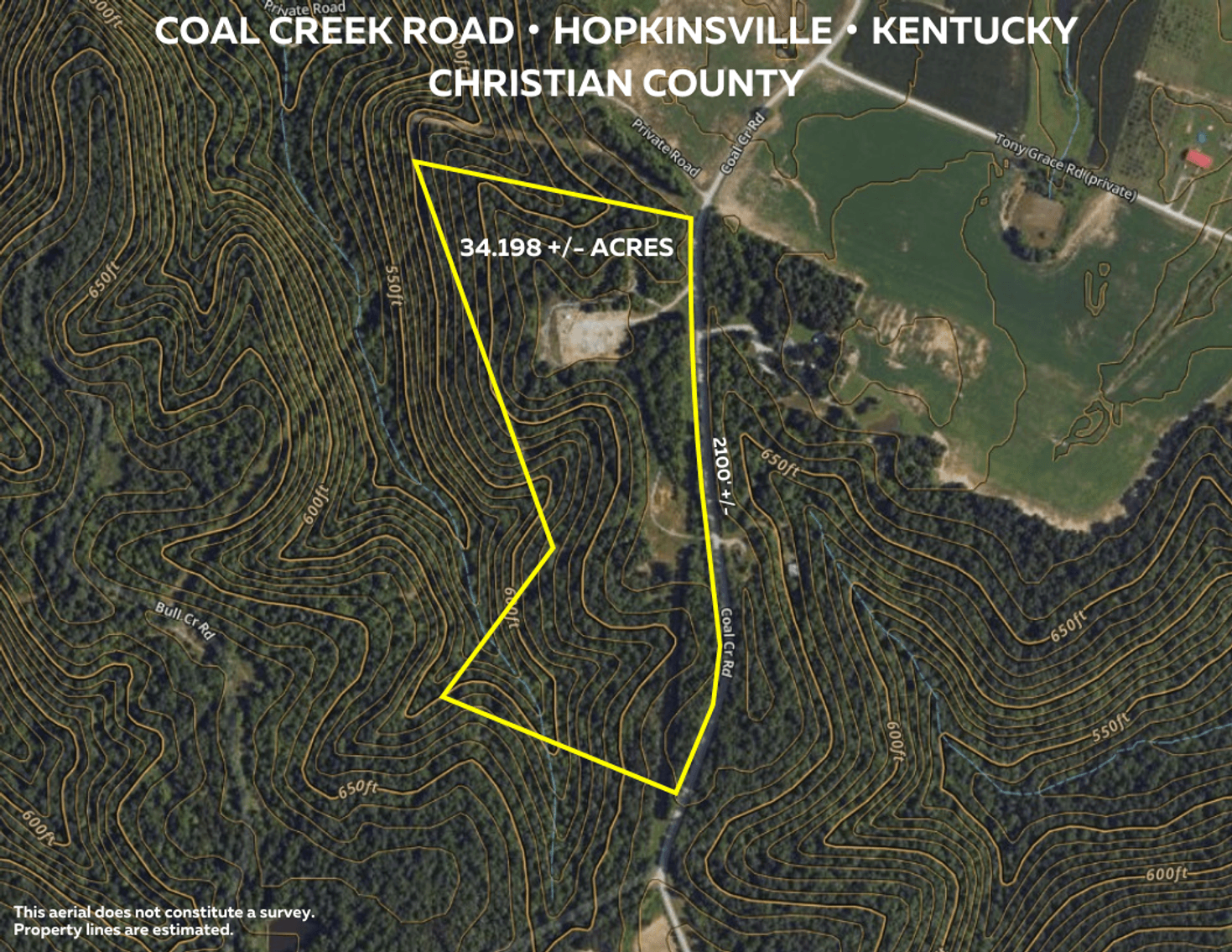 Image for 34.198 +/- Acres・Coal Creek Road・Hopkinsville・KY