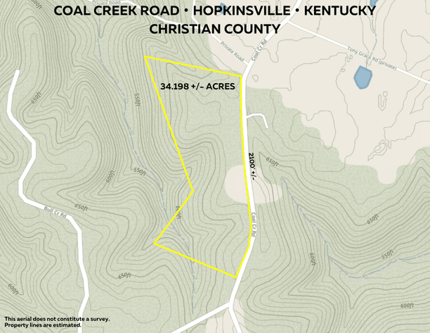 Image for 34.198 +/- Acres・Coal Creek Road・Hopkinsville・KY