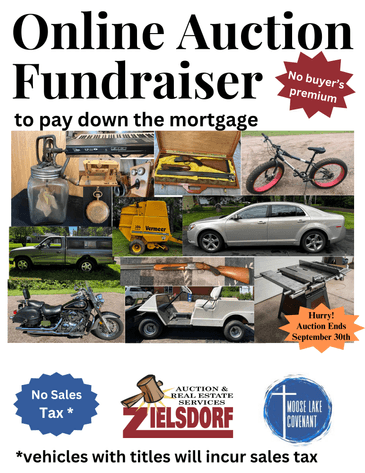 Image for MOOSE LAKE COVENANT CHURCH BENEFIT AUCTION