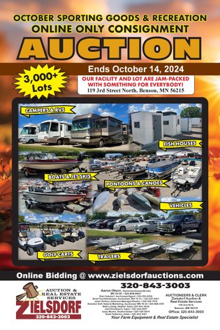 Image for October Equipment, Sporting & Recreation Online Only Consignment Auction